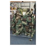 ARMY FIELD JACKET W LINER sz Medium, CAMO PANTS