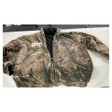 CAMO HOODED SWEATSHIRT, SIZE XL