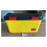 RUBBERMAID TOTE, 8 x 24, 12 TALL