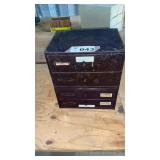 STACKING METAL CABINETS WITH HARDWARE
