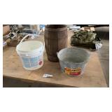 NAIL KEG, GALVANIZED BUCKET
