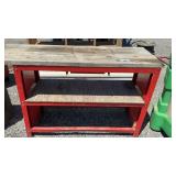 METAL TABLE, 2 x 5 FEET, 36 INCHES TALL