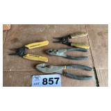 PLIERS, WIRE STRIPPERS