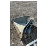 4 CULVERT HORNS, 12-14 INCH, GALVANIZED