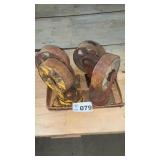 7 IN METAL CASTERS