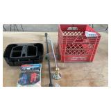 RUBBERMAID ORGANIZER, TOWEL RACKS, UV KILLER FOR