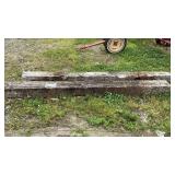2 RAILROAD TIES, 102 LONG