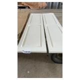 4 VINYL SHUTTERS