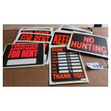 PLASTIC SIGNS