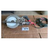 SKIL-SAW WORM DRIVE CIRCULAR SAW,LONG CORD