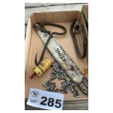 CHAINSAW BLADE, CHAIN, HAY HOOK
