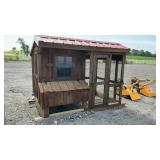 CHICKEN COOP, 64 x 102 INCHES, 84 INCHES TALL,