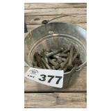 5/8 x 5 inches GALVANIZED BOLTS, BUCKET