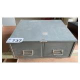 2 DRAWER STEEL CABINET