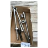 BREAKER BAR AND EXTENSIONS, SOCKETS, 3/4 INCH