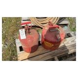 2 SAFETY GAS CANS