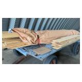 WAGON LOAD NICKEL GAP PINE LUMBER, 8 INCH 3/4