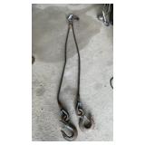 LIFTING CABLES, 5/8 CABLE, 6 FEET LONG