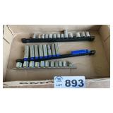 3/8 DRIVE METRIC SOCKETS ON RAIL