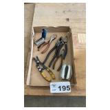SIDECUTTERS, TIP CLEANER, PINS
