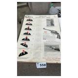 COLT REVOLVER POSTER, 24 x 34