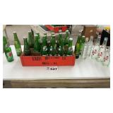 CASE SKI BOTTLES, OTHER BREESE BOTTLES, WOOD
