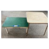 SHORT TABLE, 24 x 36, 17 TALL,  CARD TABLE, NO