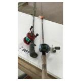 @BAIT CAST ROD AND REELS