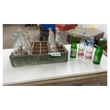 17 MISCELLANEOUS SODA BOTTLES, HIGHLAND, IL. W