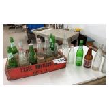 19 MISCELLANEOUS SODA BOTTLES, EXCEL CASE
