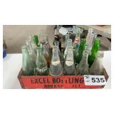 MISCELLANEOUS SODA BOTTLES, EXCEL CASE