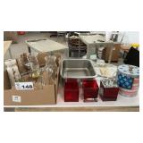 HOUSEWARE, BATTERY OPERATED CLOCK, ICE BUCKET,