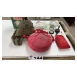 CAMPING SUPPIES, CANTEENS, FIRST AID KIT,