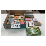 PLAYING CARDS, POKER CHIPS