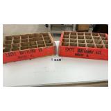 2 EXCEL WOOD CASES