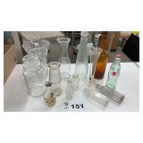 BOTTLES, JARS,