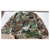 CAMO LIGHTWEIGHT JACKET/SHIRT, SIZE MED.