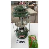 COLEMAN GAS LANTERN, MISSING GLASS, 1978