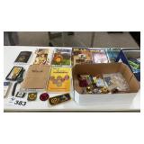 CUB SCOUT, BOY SCOUT BOOKS, PATCHES