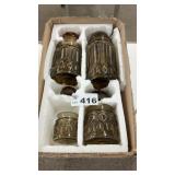CLEAR AMBER CANISTER SET