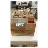 WOOD BOX, 14 x 18, 9 INCHES DEEP, RIFLEMAN