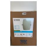 MORN BRUSHED NICKEL MIRROR, NIB