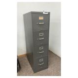 4 DRAWER METAL FILING CABINET