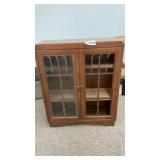 CABINET, 36 WIDE, 10 DEEP, 44 TALL, NEEDS GLASS