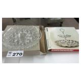GLASS TRAY, 12 INCH, IRVINWARE