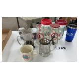 TO GO CUPS, COFFEE CUPS STEINS