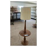 FLOOR LAMP WITH TRAY TABLE, 58 INCHES TALL