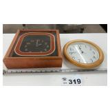 2 BATTERY OPERATED CLOCKS