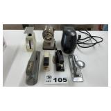 PENCIL SHARPENERS, STAPLERS