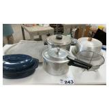 COOKIE SHEETS, PRESSURE COOKER, CAKE PAN, R